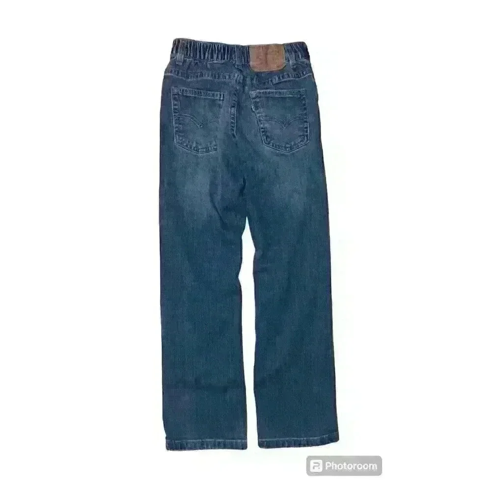 Levi's Jeans Slim Size 7 Reg Blue Non-adjustable Waist A0008